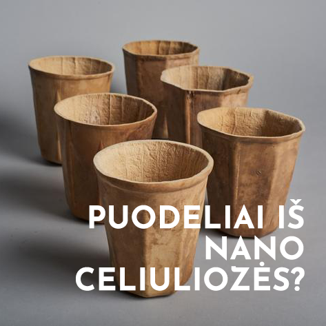 Jums kavos puodelyje iš grybų? Ar nanoceliuliozės?