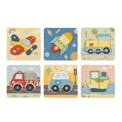 „BusyKids“ dėlionių rinkinys „Transportas“ - Nula | Priemonės tvaresnei Tavo kasdienai-product_vendor