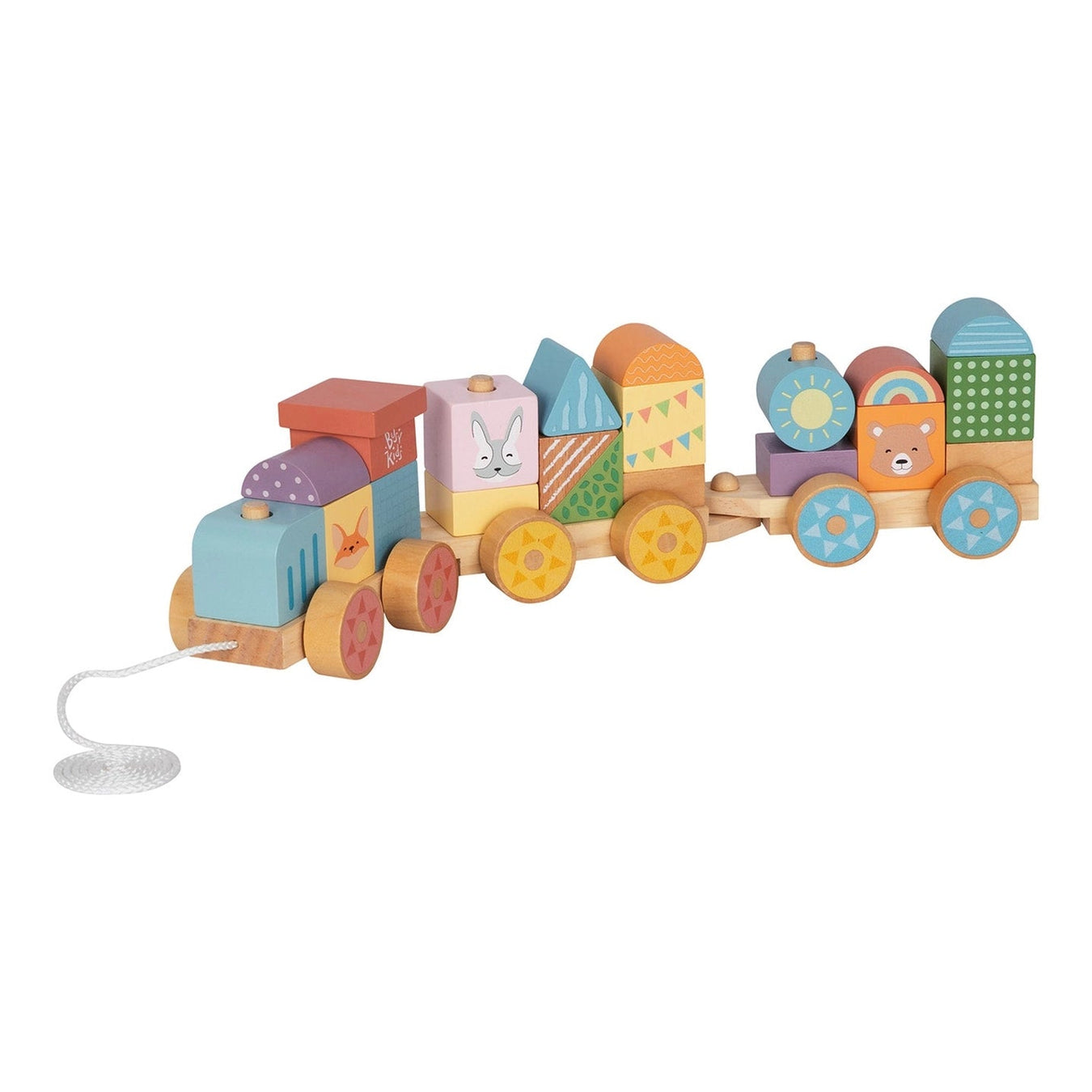„BusyKids“ traukinukas su kubeliais - Nula | Priemonės tvaresnei Tavo kasdienai-product_vendor