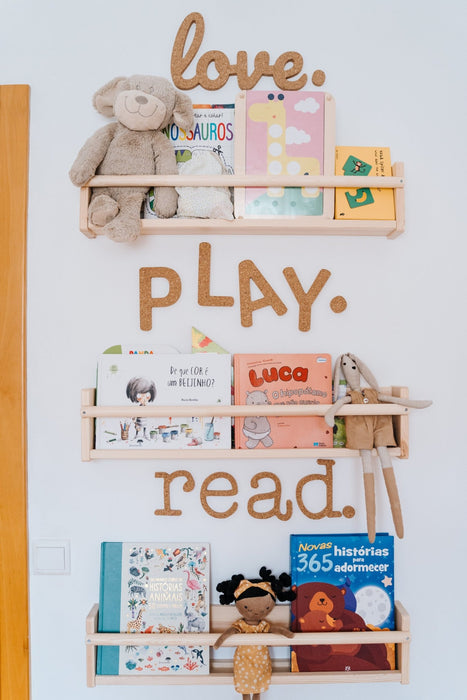 Dekoracija „READ.PLAY.LOVE“ - Nula | Priemonės tvaresnei Tavo kasdienai# - product_vendor#