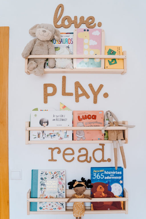 Dekoracija „READ.PLAY.LOVE“ - Nula | Priemonės tvaresnei Tavo kasdienai# - product_vendor#