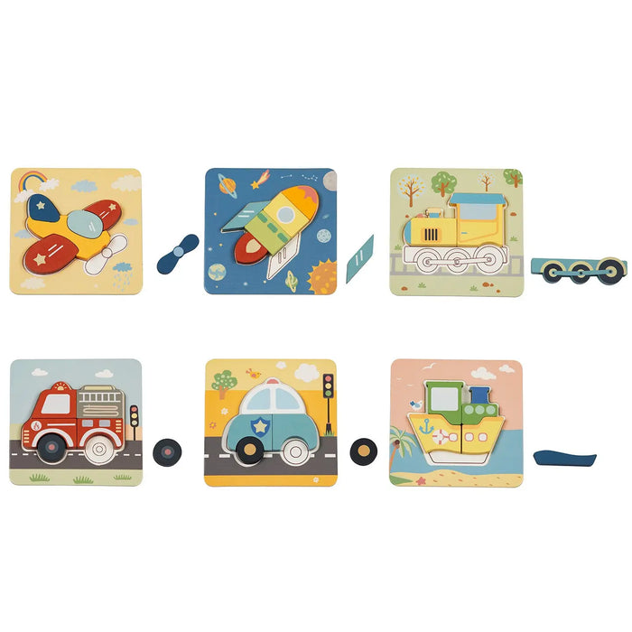 „BusyKids“ dėlionių rinkinys „Transportas“