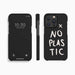 Gamtai draugiškas telefono dėklas No Plastic Charcoal - Nula | Priemonės tvaresnei Tavo kasdienai# - product_vendor#