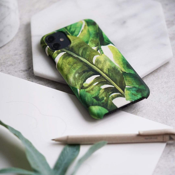 Gamtai draugiškas telefono dėklas Palm Leaves - Nula | Priemonės tvaresnei Tavo kasdienai# - product_vendor#