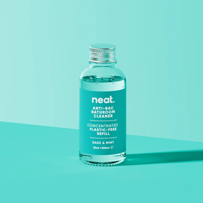 Koncentruotas anti-bakterinis vonios kambario valiklis „Neat" (šalavijas ir mėta) - Nula | Priemonės tvaresnei Tavo kasdienai-product_vendor