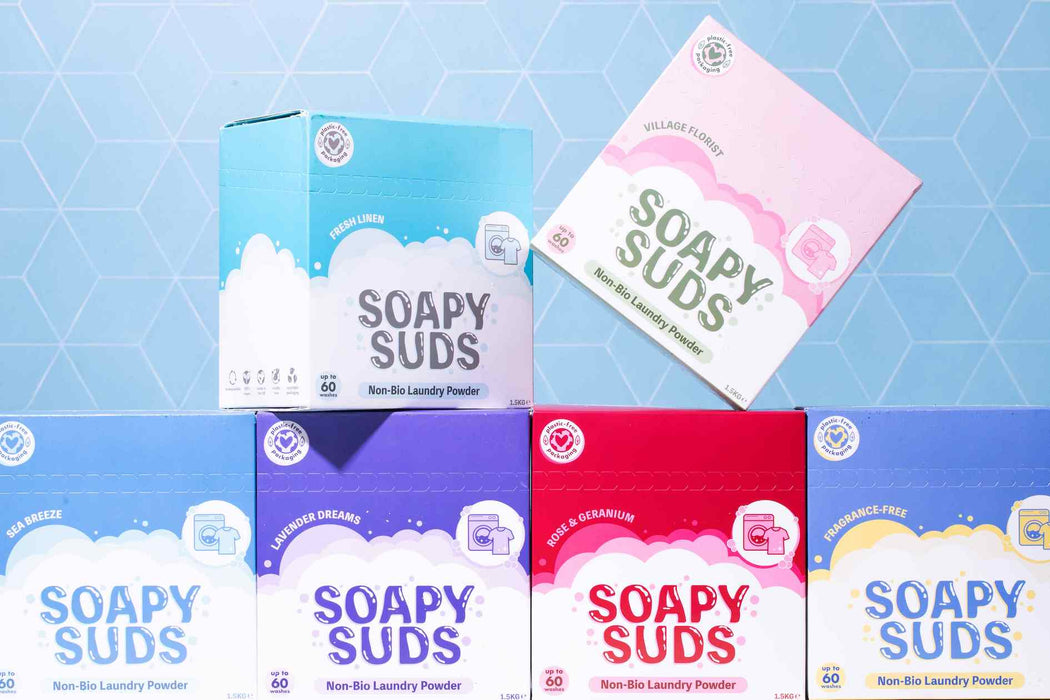 Soapy Suds skalbimo milteliai jautriai odai - Nula | Priemonės tvaresnei Tavo kasdienai#-product_vendor#