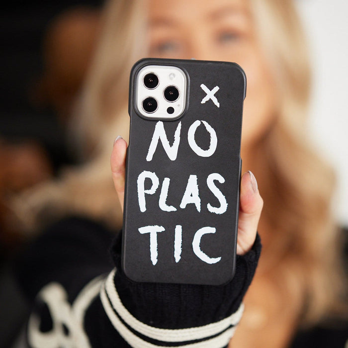Gamtai draugiškas telefono dėklas No Plastic Charcoal