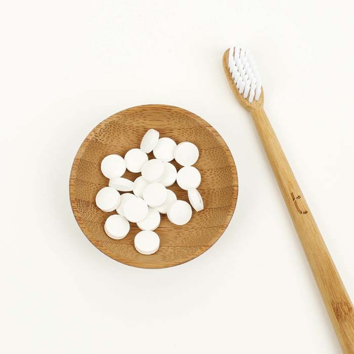 Dantų pastos tabletės su fluoridu (62 vnt)